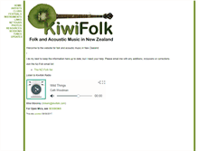 Tablet Screenshot of kiwifolk.org.nz